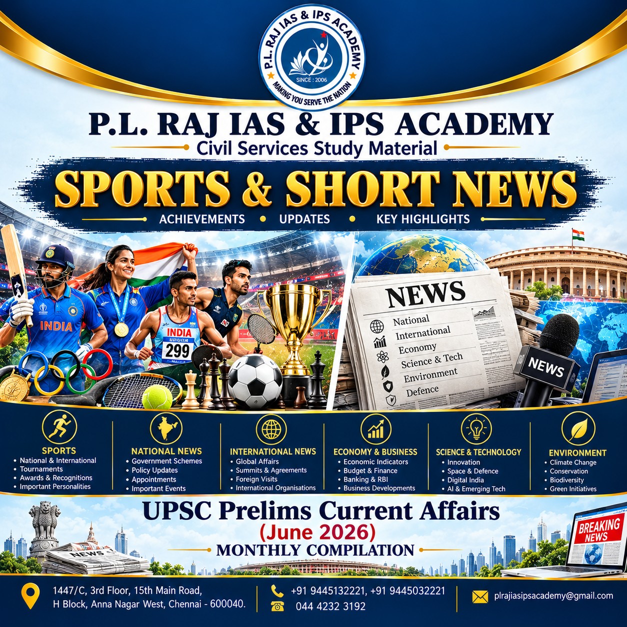 Subject Wise Current Affairs
